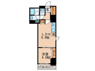 コンフォリア蒲田の物件間取画像